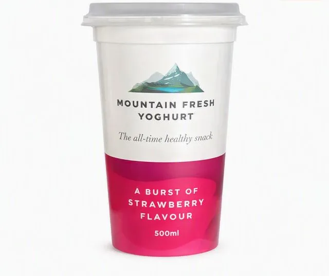 Mountain Fresh Strawberry Yoghurt 500Ml
